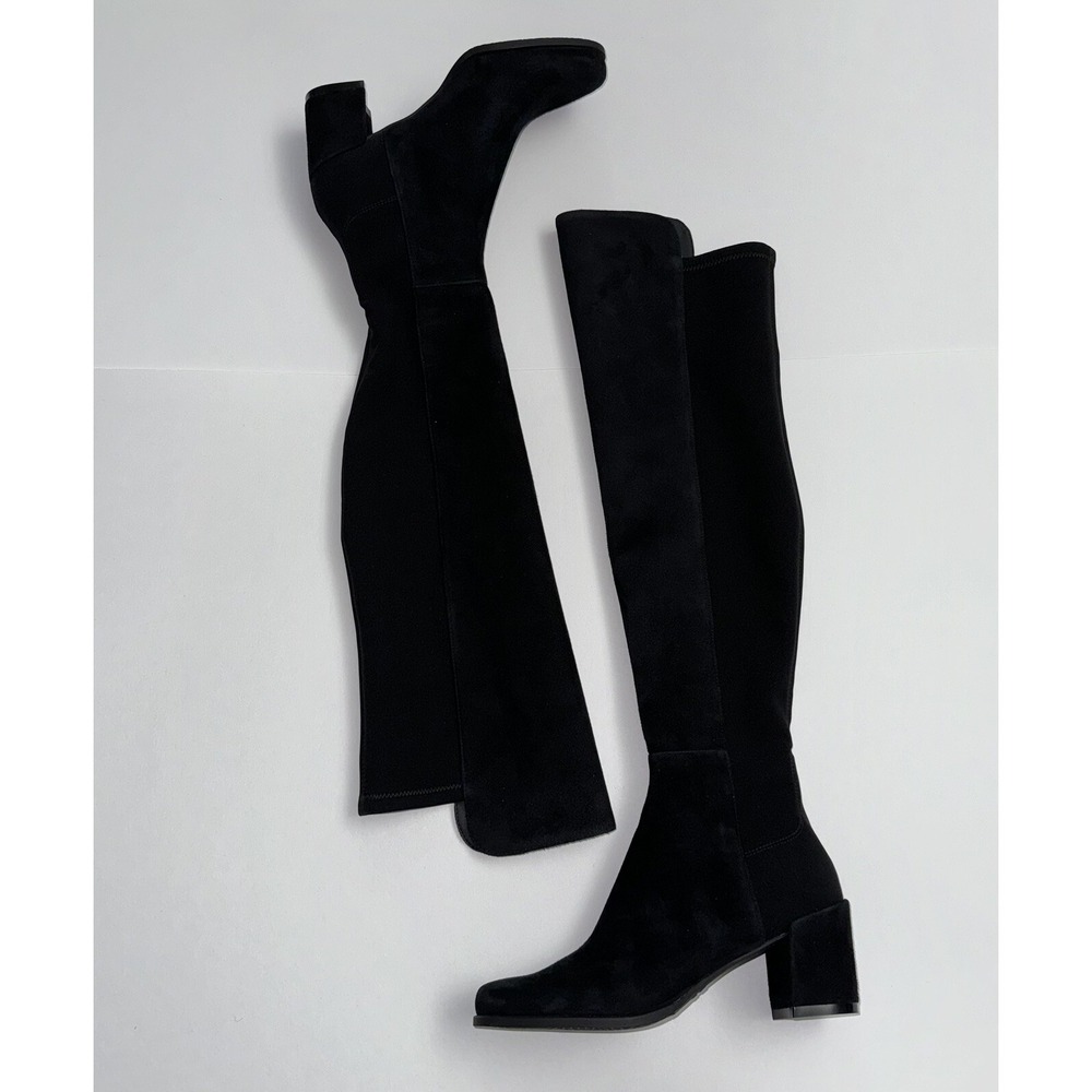 Stuart Weitzman City Block Boot Black NEW Women's Size US 4 EU 34.5 $795
